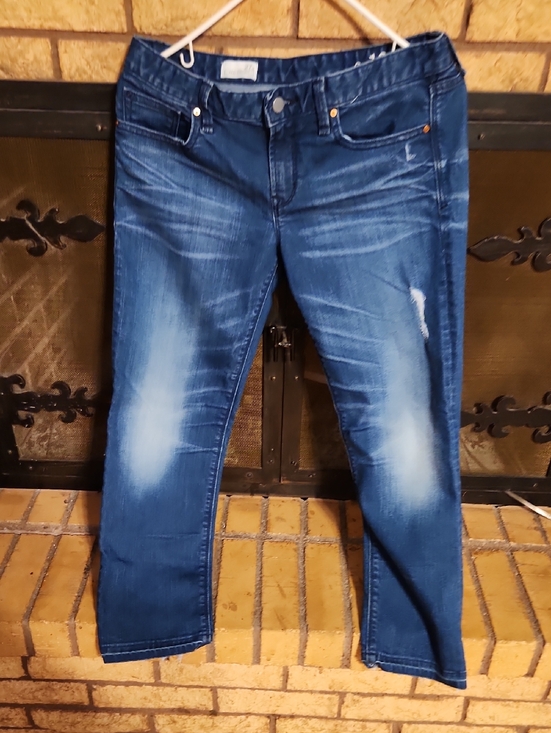 GAP Denim - GAP Women's Blue Faded Straight Leg Jeans